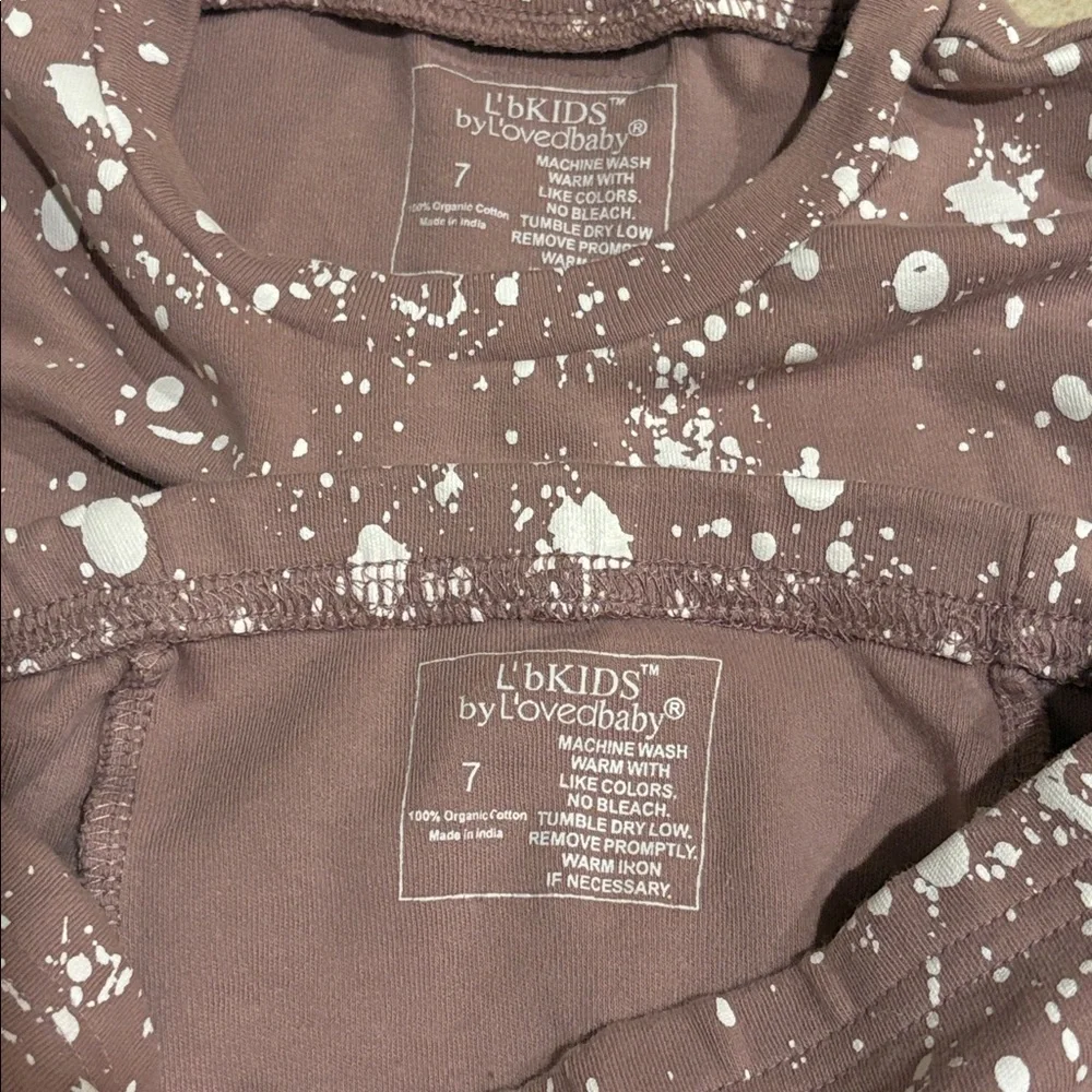 L’bKIDS by L’ovedbaby Splatter Pajama Set